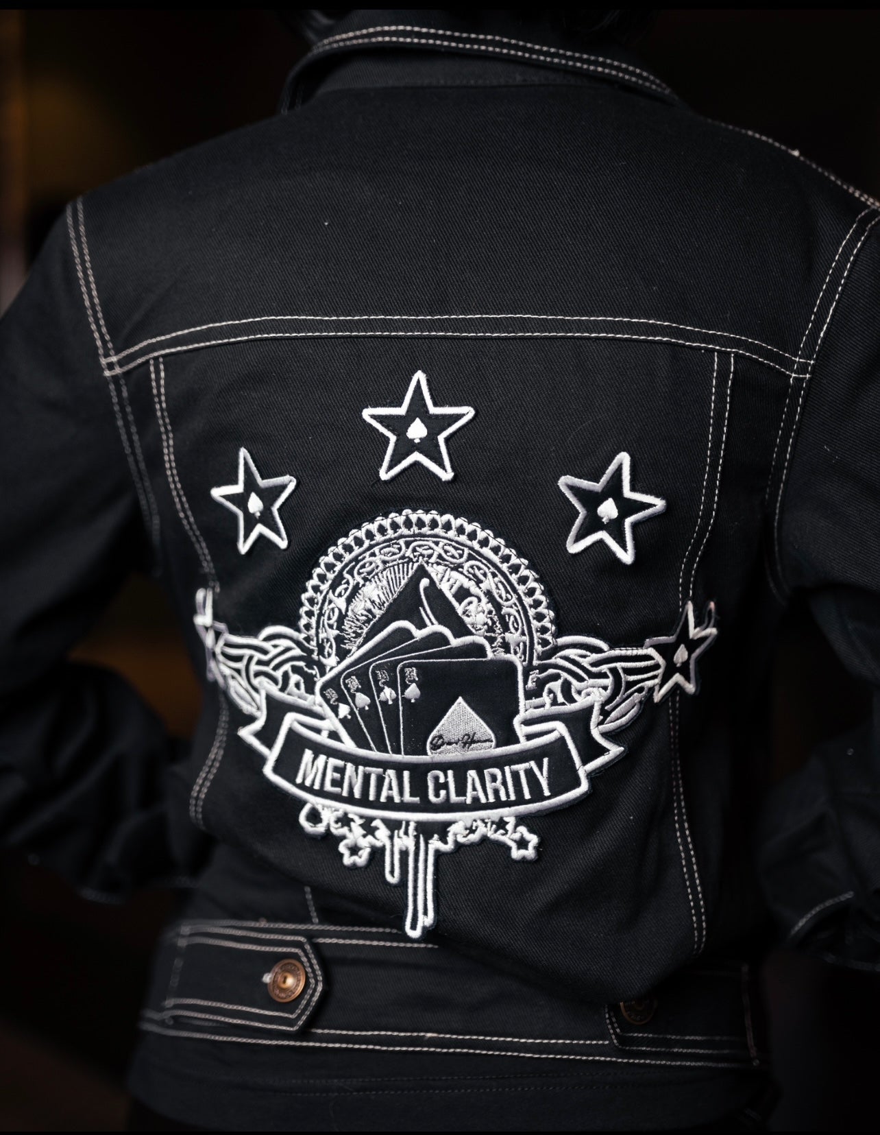 My Aces Black Denim Jacket ( Limited Edition )